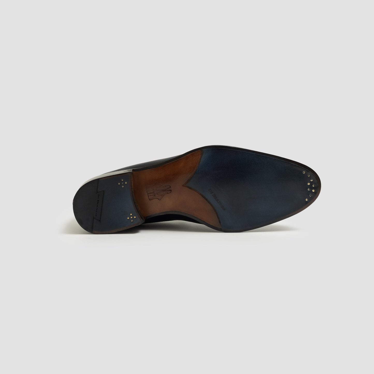 Scarpa Di Bianco Istria Bottelato Tondo Navy Blue NWB