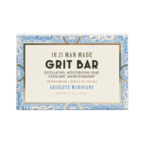 Men's Exfoliating Grit Bar Soap Absolute Mahogany