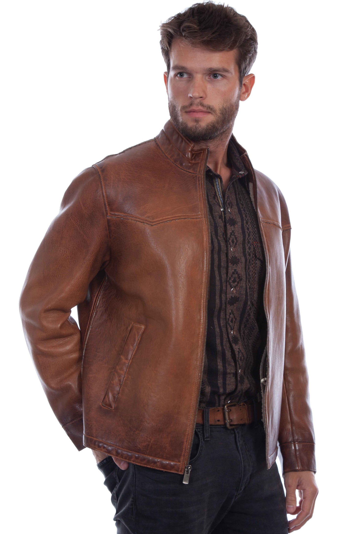 Scully 1083 Shearling Zip Front Jacket