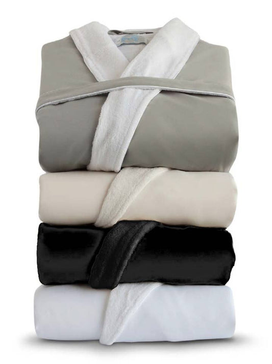 Sherbrooke Sanded Microfiber Lined Shawl Robe
