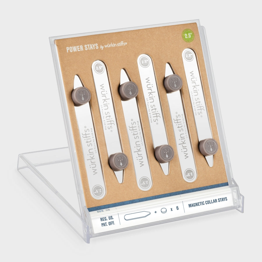 Power Stays Magnetic Collar Stays - Tri Pack
