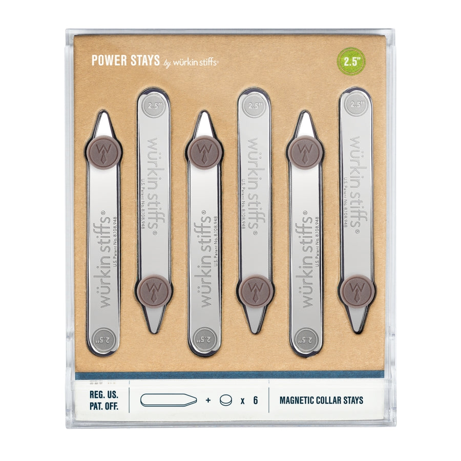 Power Stays Magnetic Collar Stays - Tri Pack
