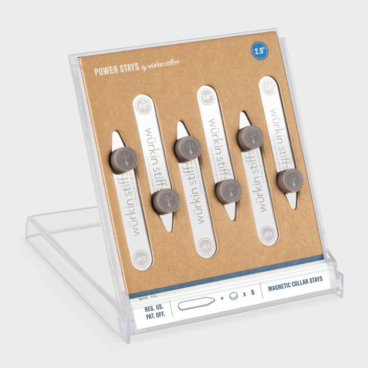 Power Stays Magnetic Collar Stays - Tri Pack