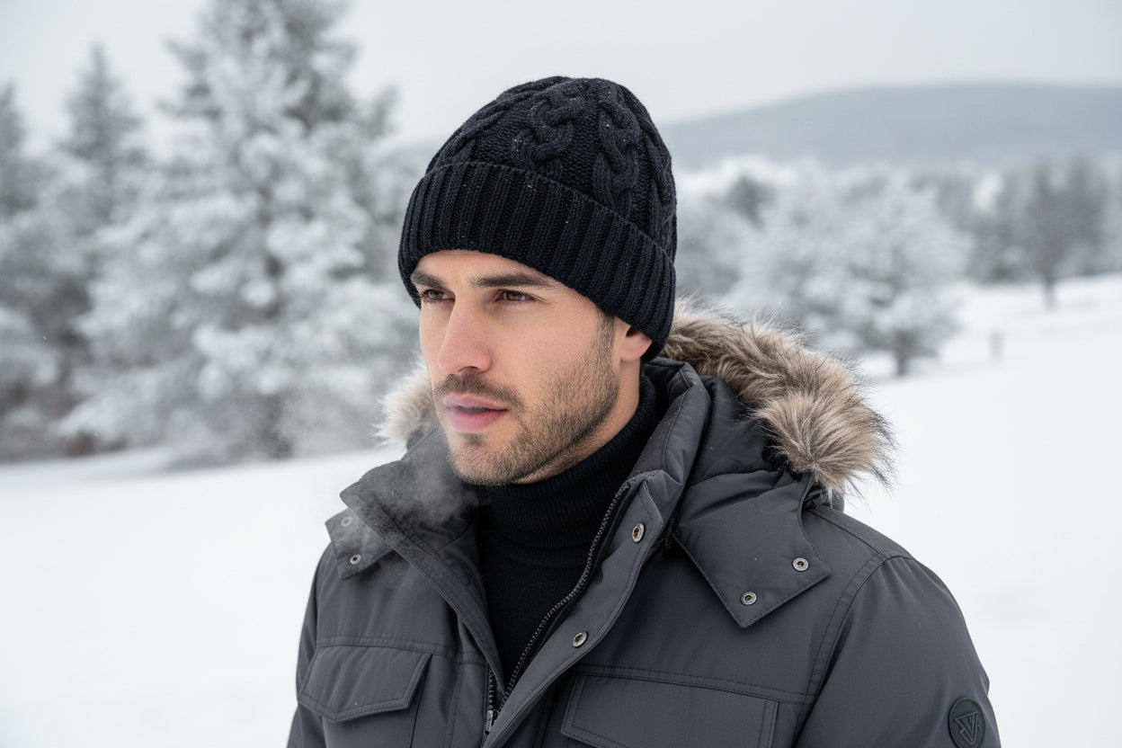 No Nationality Cable Beanie