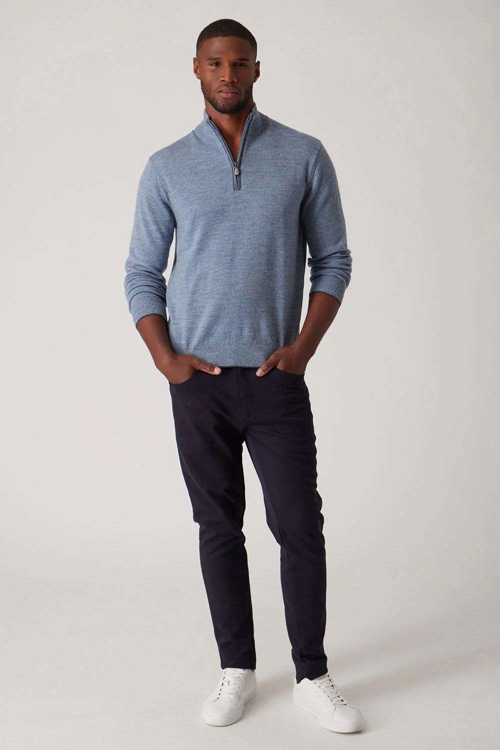 Raffi 'The Palmer' 1/4 Zip LS Sweater