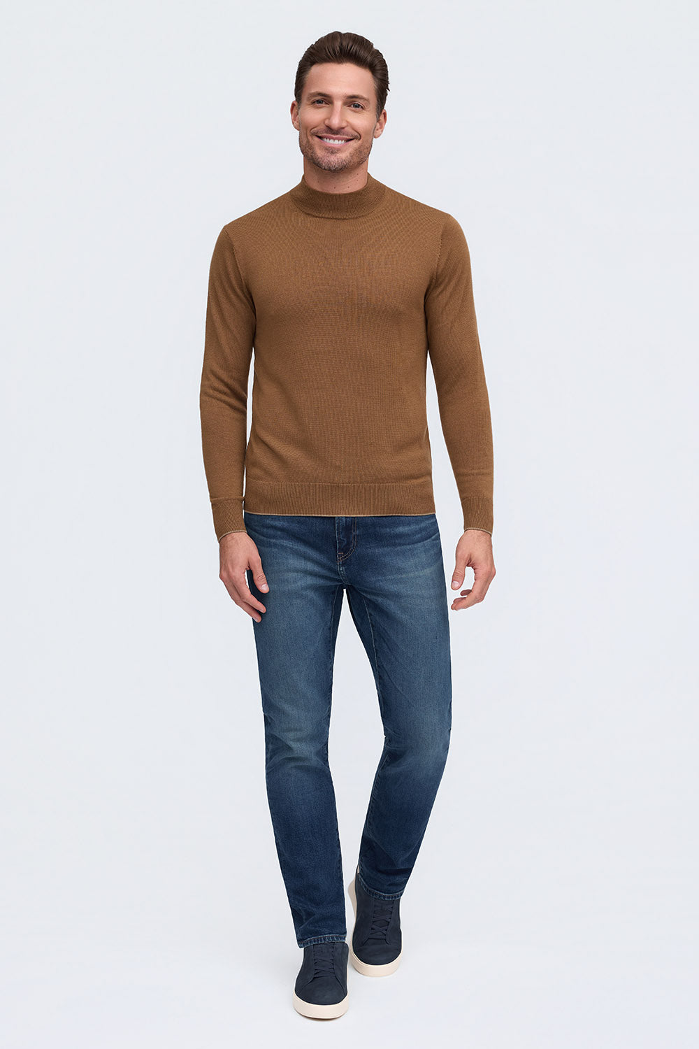 Raffi 'The Bode' LS Classic Mockneck Sweater