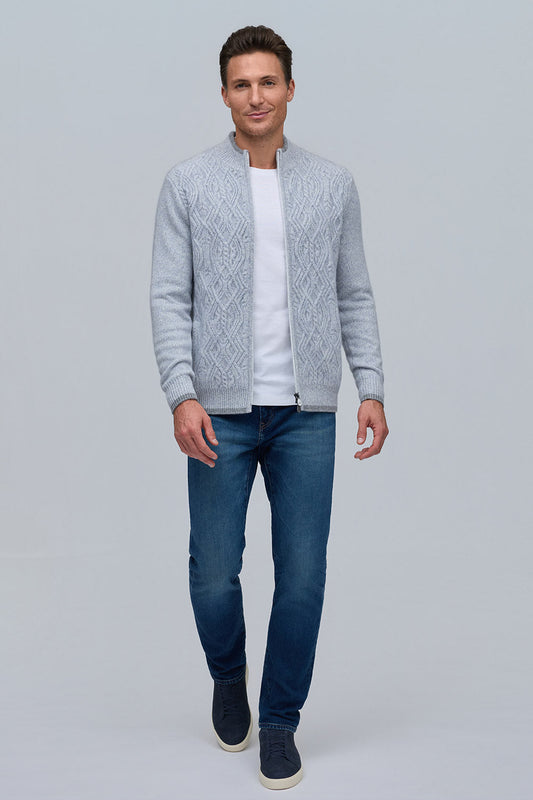 Raffi Italian LS Mouline Cardigan Jacket