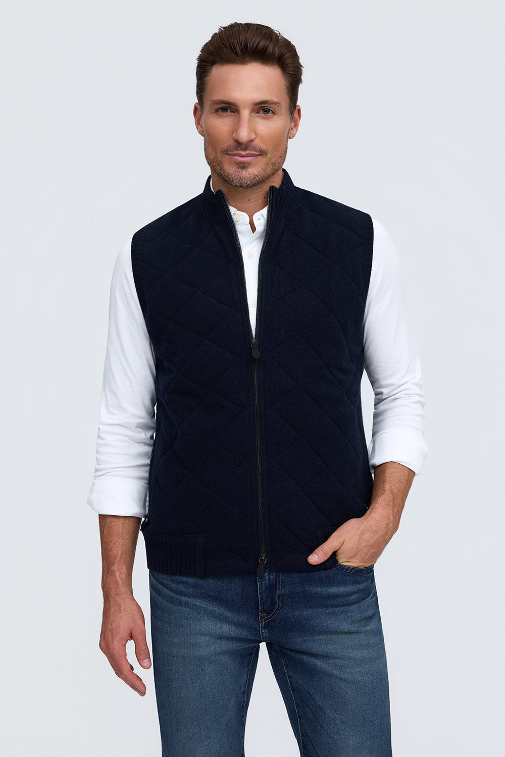 Raffi 'The Desmond' Sleeveless Zip Jacket