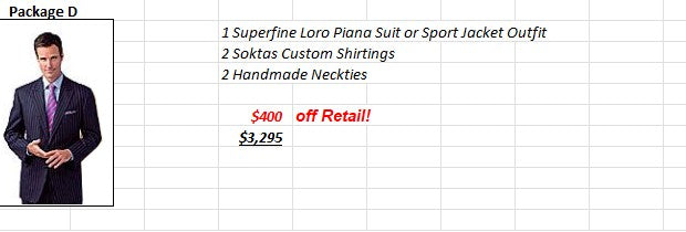 di Lusso Dress Packages