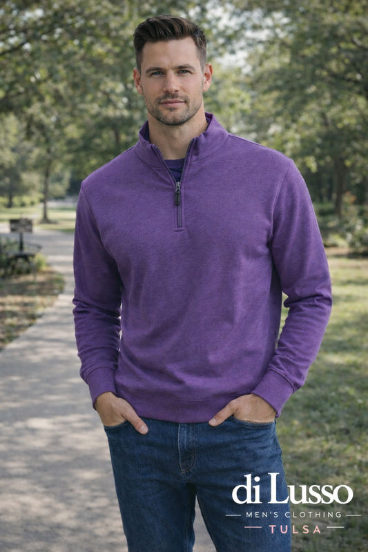 Horn Legend Mock 1/4 Zip Jersey Pullover