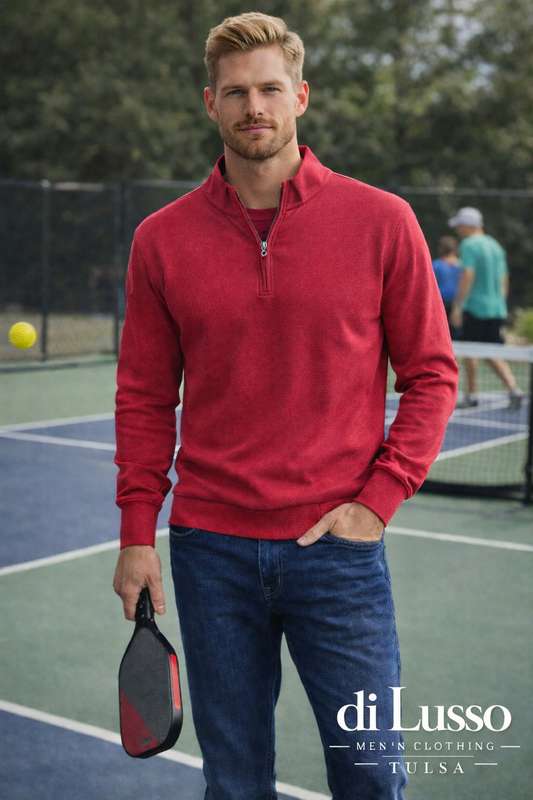 Horn Legend Mock 1/4 Zip Jersey Pullover